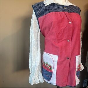 Vintage strawberry vest